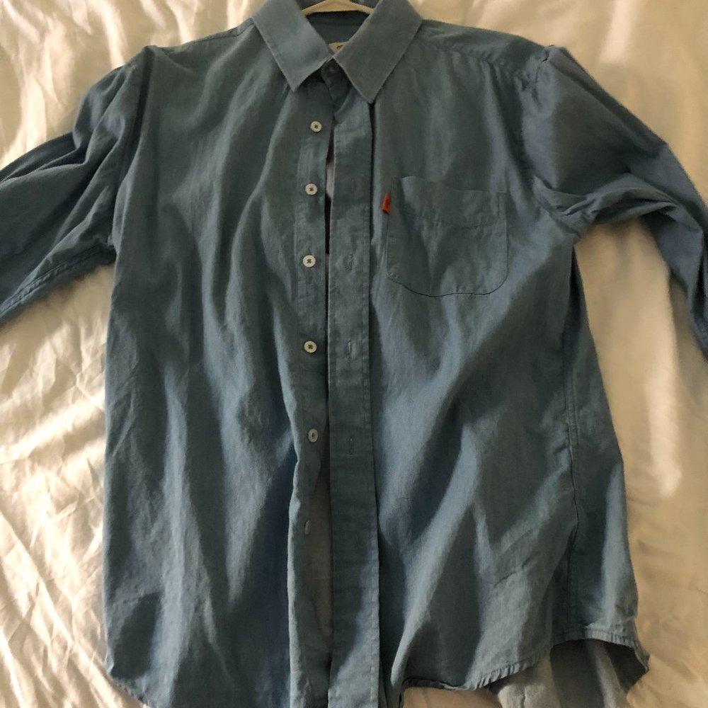 DQM Light Blue Button Down